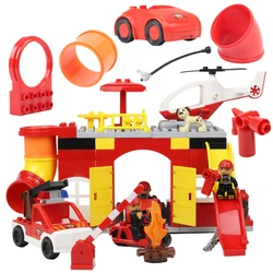 Big Building Blocks DIY Bricks Figure Accessories Firefighting Structure Education Toy Children Gift Compatible With Model Brick