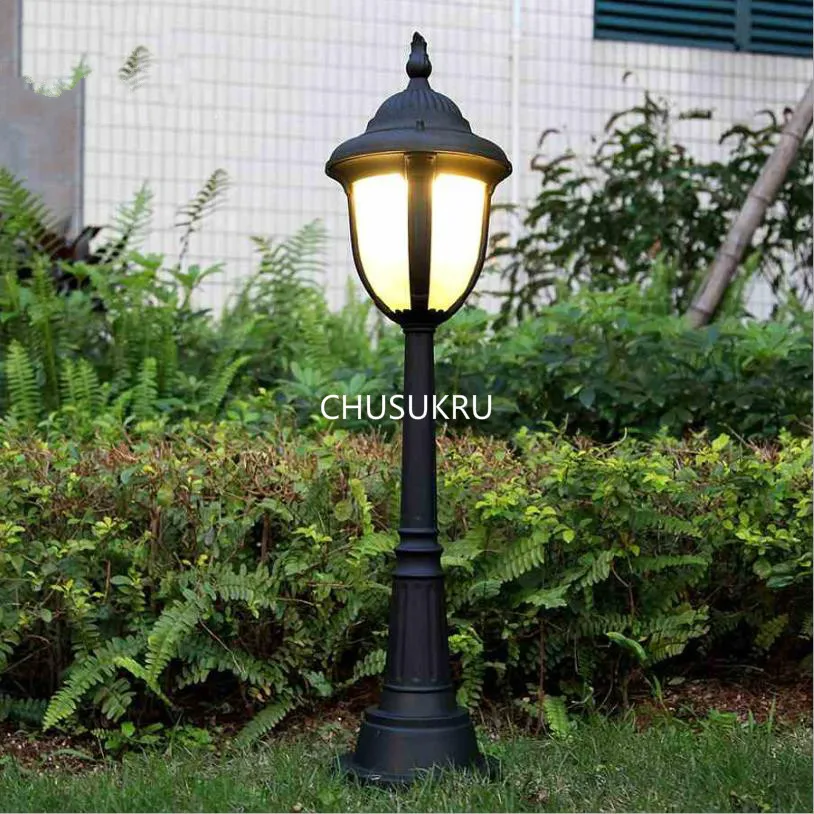 European outdoor lawn lamp outdoor waterproof villa lawn street lamp American led garden lamp landscape street lamp