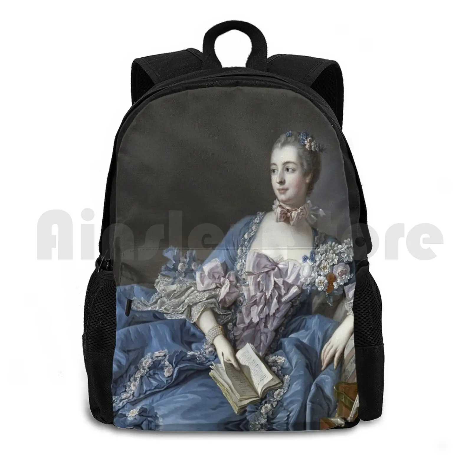 Francois Boucher-Madame De Pompadour . Jeanne-Antoinette Poisson , 1721 Outdoor Hiking Backpack Riding Climbing Sports Bag