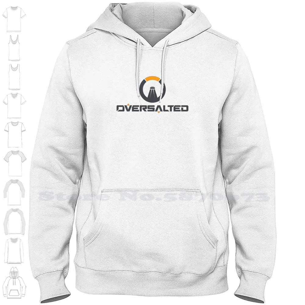 Oversalted-Heroes Never Die! ( Black ) 100% Cotton Hoodie T-Shirt Heroes Never Die Oversalt Salty Pc Gamer Tilted Funny