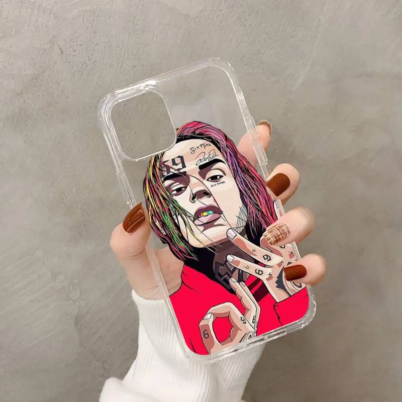 Tekashi 6ix9ine SixNine 69 Phone Case for iPhone 11 12 13 mini pro XS MAX 8 7 6 6S Plus X 5S SE 2020 XR case