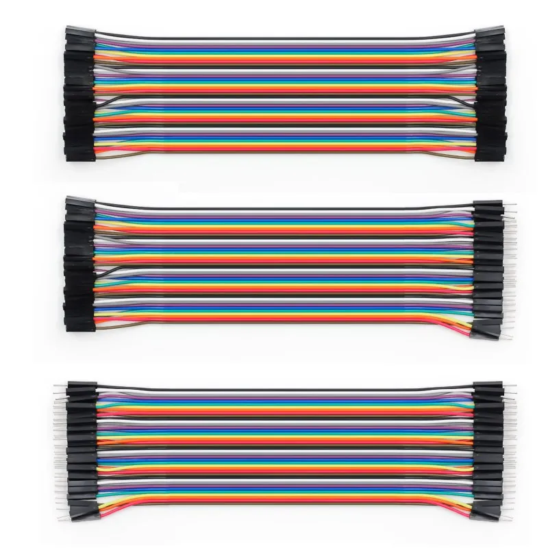 Dupont line 120pcs 20cm male to male + male to female and female to female jumper wire Dupont cable for Arduino