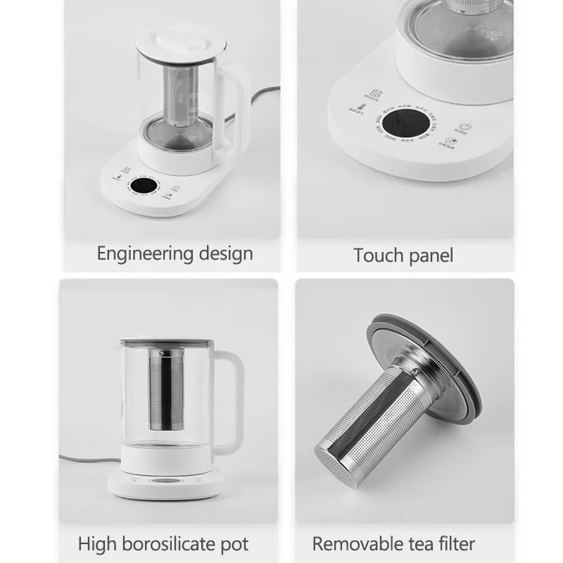Chaleira elétrica, 220v, com preservação saúde, aotomático, para chá, água cozida, temporizador, com filtro de l