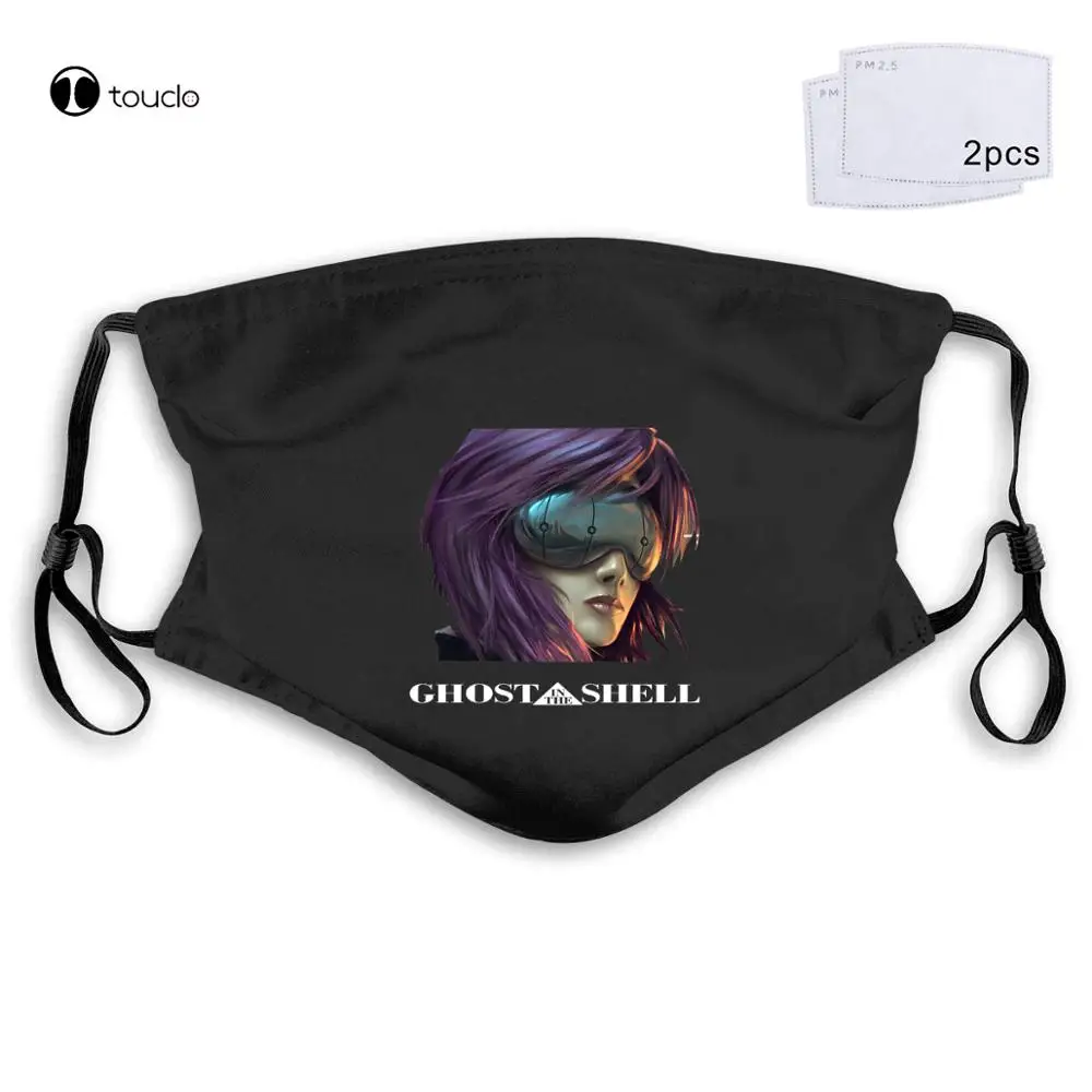 2019 Male Best Selling Ghost In The Shell Anime Face Mask Filter Pocket Cloth Reusable Washable