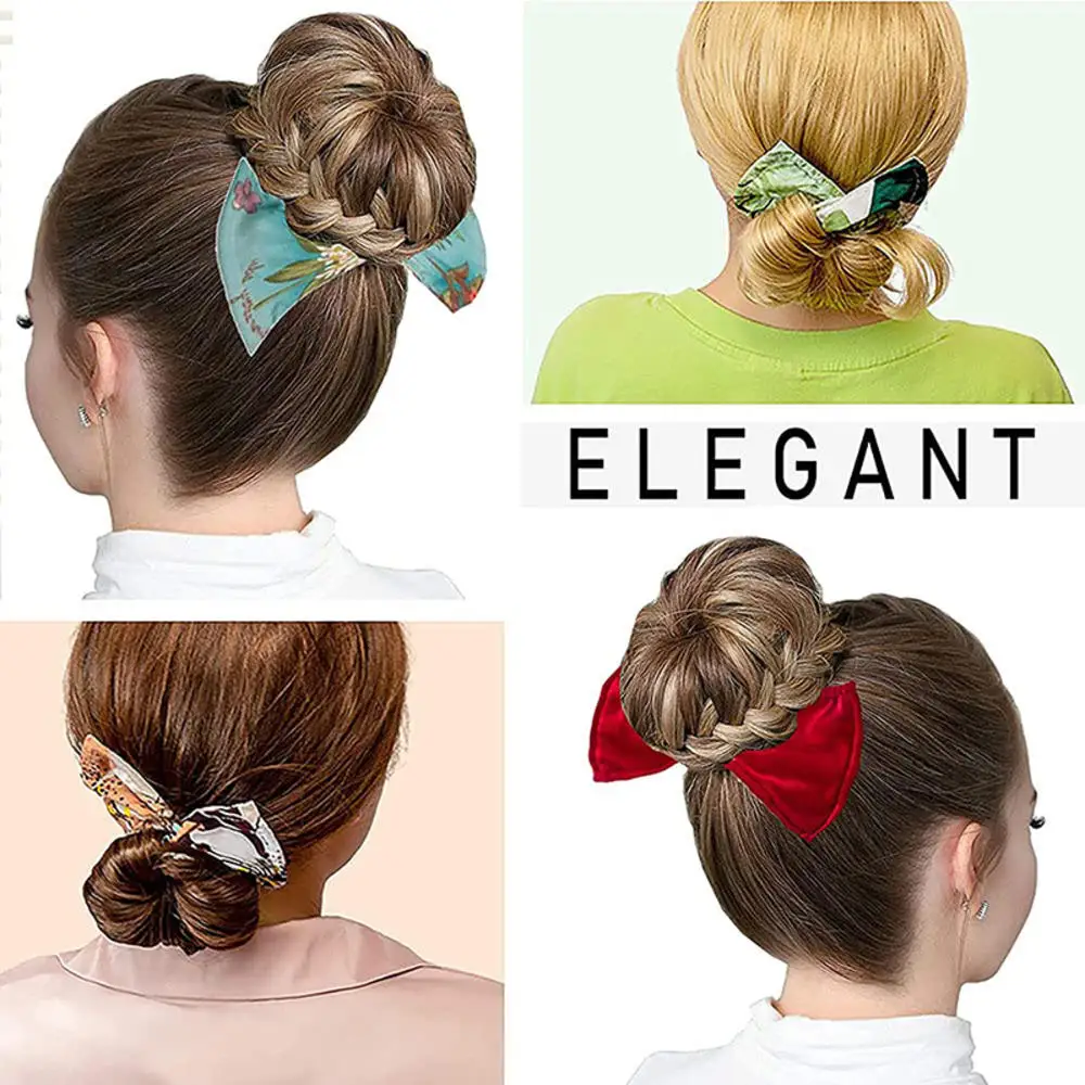 Women Magic Lazy Hair Bands DIY Professional Print Ha Knotted Wire Headband Hair French Twist Maker Hair Accessories New 2021