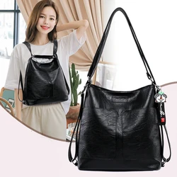 2023 New Designer Multi-pocket Crossbody Backpack Shoulder Bags For Women Multifunction Soft Leather Luxury handbags Women bag