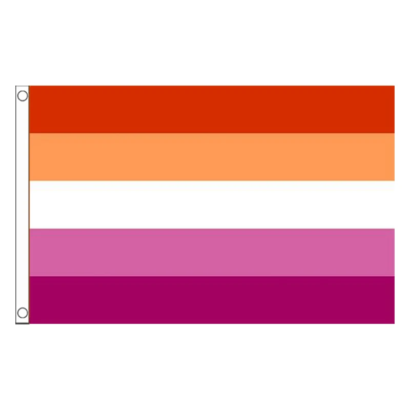 xvggdg    90+150cm  LGBT  transgender pride Flag   Lesbian Pride Flag