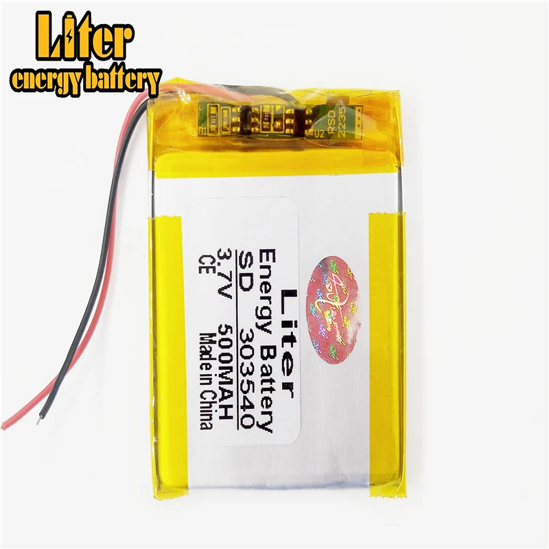 Phổ Biến Tại Trung Quốc Trong 303540 3.7 V 500 MAh Pin Polymer MP3 MP4 MP5 GPS