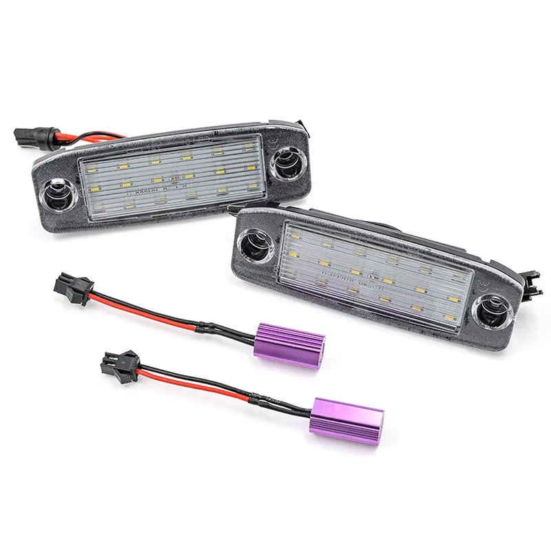 For Kia Borrego 08-14 Mohave 08-09 Opirus 02-11 Amanti 07-10 Carens FG RP Sorento XM SMD Led License Plate Lights Error Free