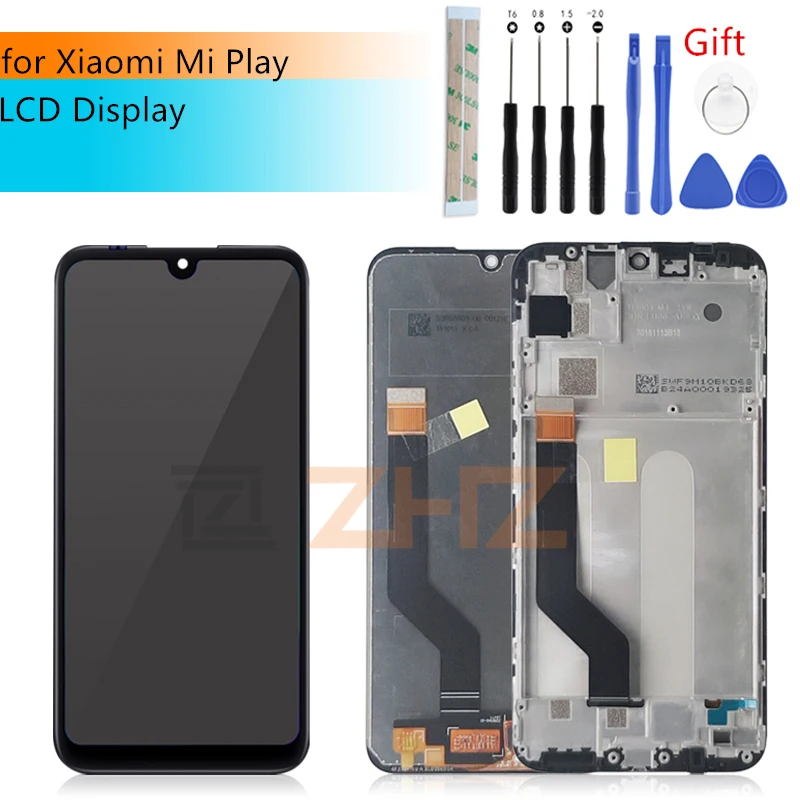 

for Xiaomi Mi Play LCD Display Touch Screen Digitizer Assembly with frame Replacement repair parts 5.84"