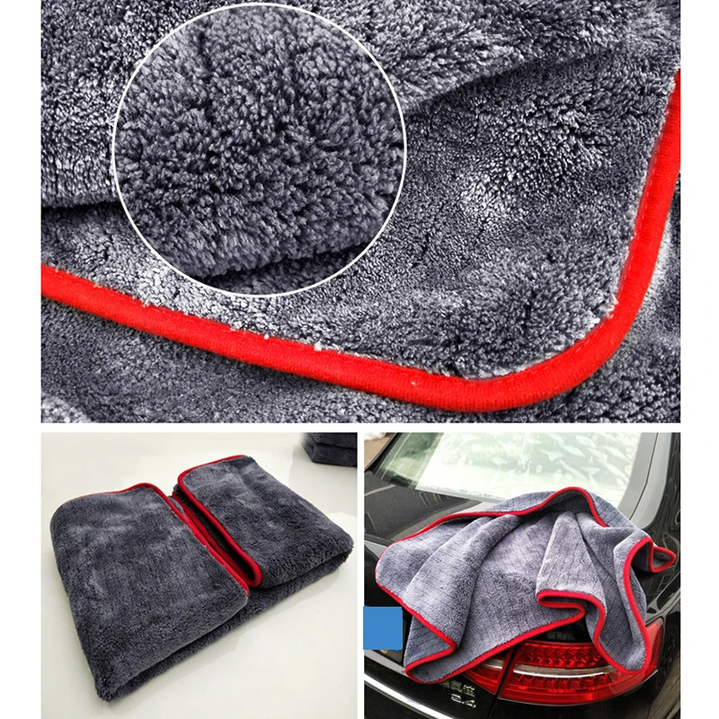 Auto Detaillering 60x90cm Auto Wassen Doek Microfiber Handdoek Car Cleaning Rag Voor Cars Dikke Microfiber Voor car Care Keuken