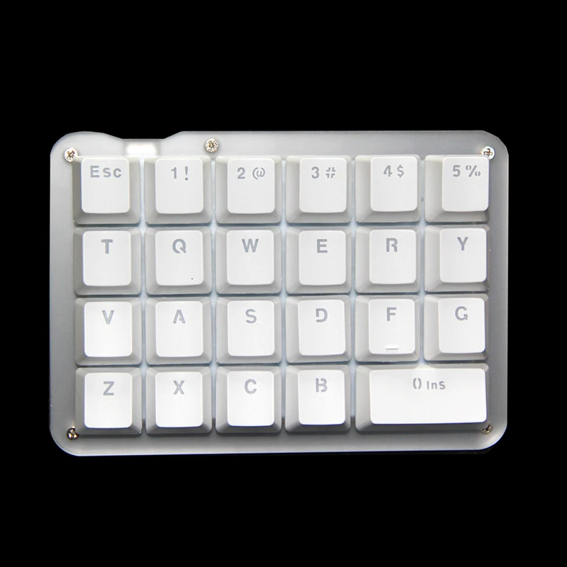新しい23キーメカニカルキーパッドタイプc usb、ワンライトシングルバックライト制御ソフトウェアマクロキーボードセルフセッティング
