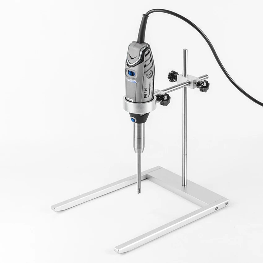 Equipamento de Laboratório Homogeneizador Dispersor Mixer Homogeneizador Portátil Ajustável Alta Velocidade 5000 a 35000rpm Suporte f6 10 145w