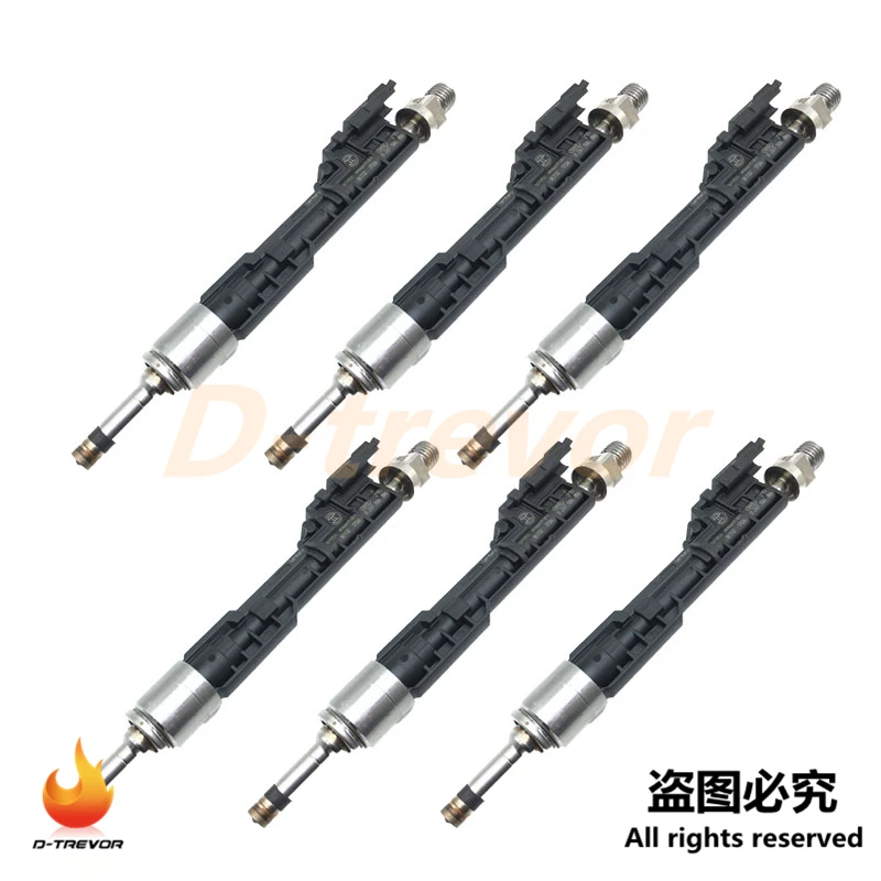 

Топливный инжектор 13537645956, 6 шт., для 2014-2018 лампочек, F06, F10, F12, F13, F01, X5, X6, 0261500186