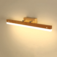 Modern Led Mirror Light 10W AC90-260V LED Wood Wall Lamps Nordic Bathroom Makeup Mirror Light Fixture