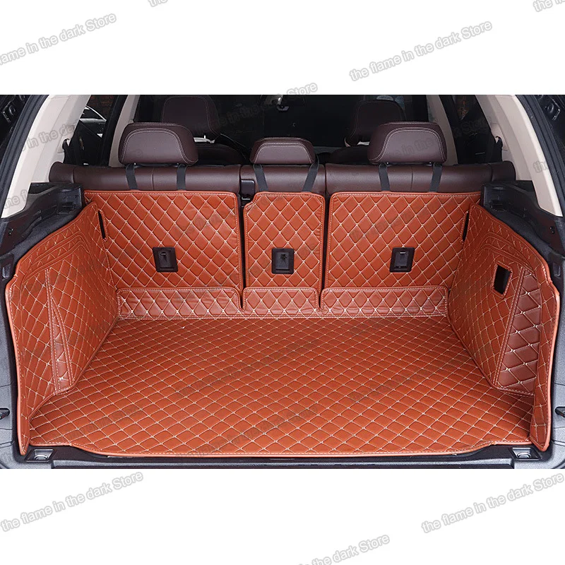 

Leather Car Trunk Mat Cargo Liner for bmw X6 2013 2014 2015 2016 2017 2018 F16 accessories rear cover boot interior auto styling