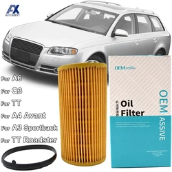Oil Filter For Audi A1 8X1 2012 / A3 8P1 A6 4F2 C6 TT 8J3 2005 2006 2007 2008 2009 2010 2011 / A4 2005-2008 1984cc 2.0 06D115562