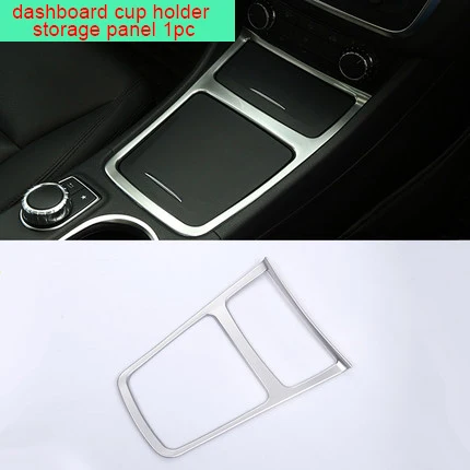 For Mercedes Benz CLA200 gla220 GLA260 chrome central control cup holder storage frame 1pc