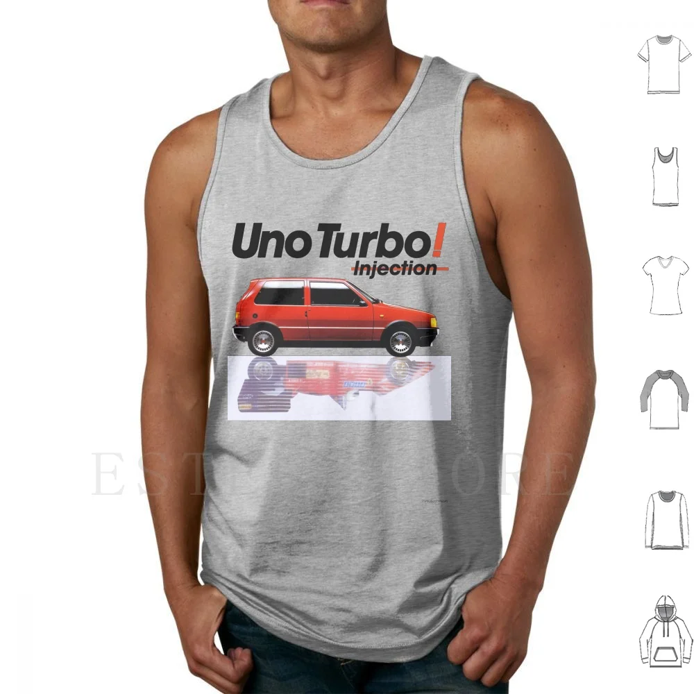 

Uno Turbo Tank Tops Vest Uno Mini Supermini Compact Subcompact Hatchback Hot Hatch Boy Racer Xr3 Gti 1980s