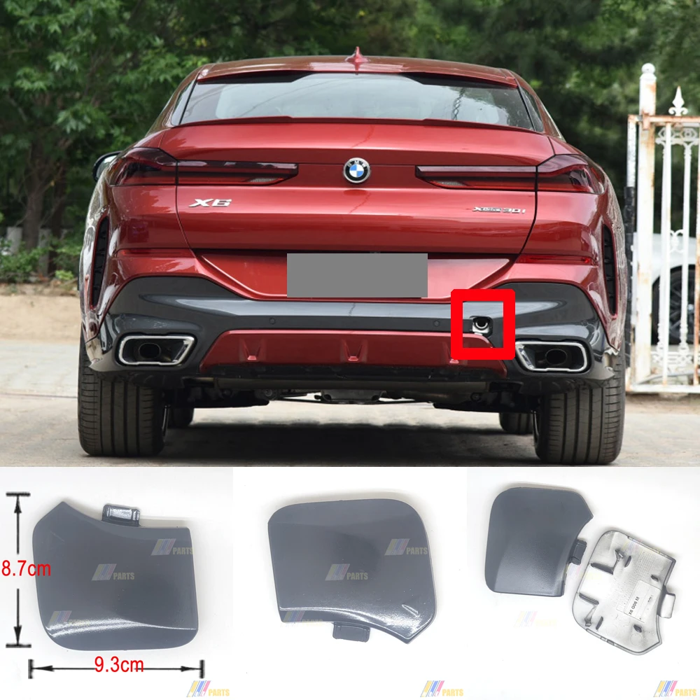 Fit 20-22 BMW X6 M-SPORT G06 30dX 30iX 40iX M50dX M50iX REAR TOW COVER 51128069967