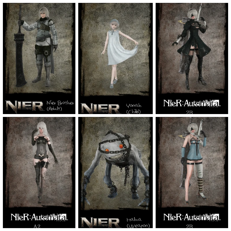 Nier Automata Poster Game Poster Anime Abstract Art Poster and Prints Minimalism Living Room Wall Art Home Decor Canvas Painting