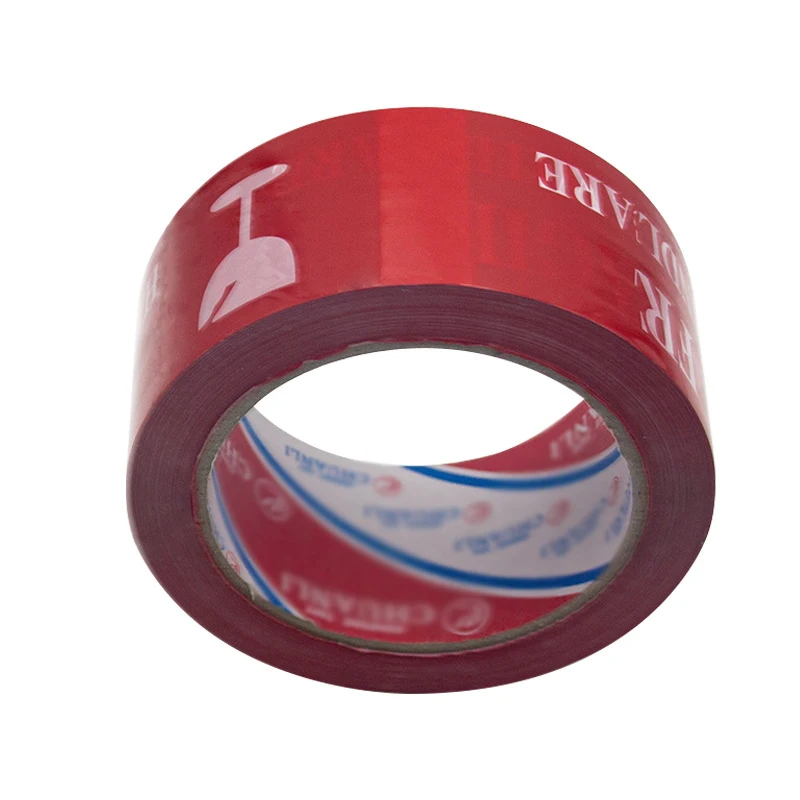 6 Rolls/Lot Wholesale Sealing Tapes FRAGILE Packaging Tape Warning Tape for Logistics Paper Box Business Supplies 4.8cmx100M