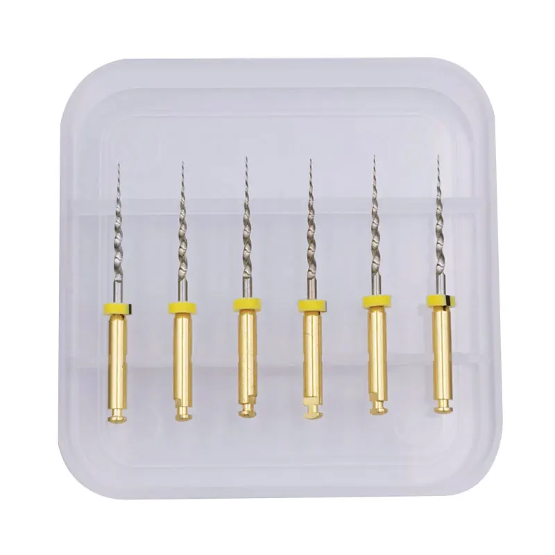 Pilniki endodontyczne rotacyjne Dental Super Files SX, pilniki endodontyczne Niti 21mm 25mm SX-F3, pilniki niklowo-tytanowe, instrumenty dentystyczne.