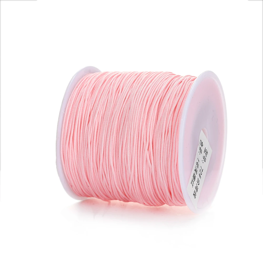100 m/Rolle, 0,8 mm, 28 Farben, Nylonfaden, Schnur für DIY-Herstellung von Armbändern, Halsketten, handgefertigten Bastelzubehör – Detail 18