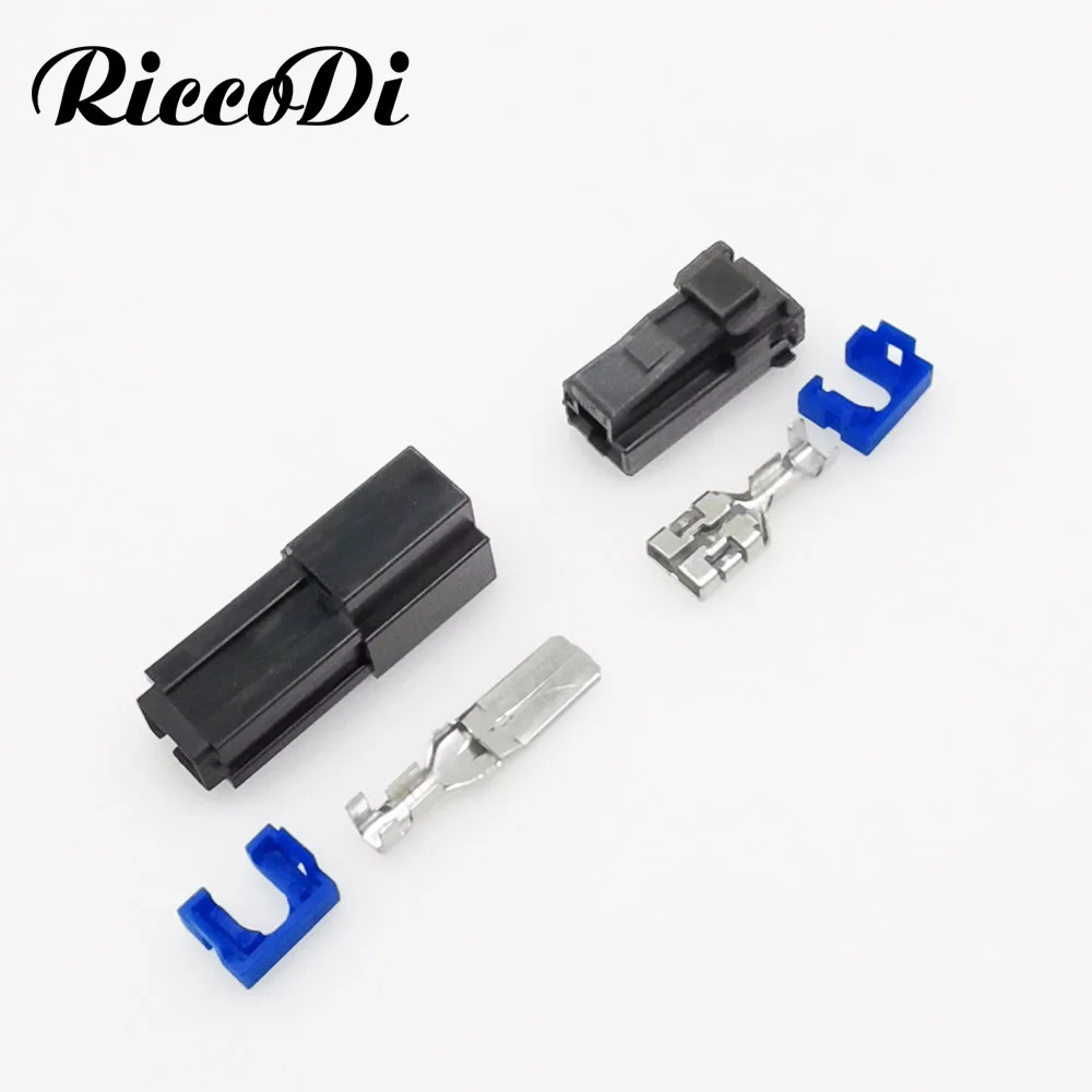 1/10Set 1 Pin way 9.5mm Male Female Unsealed Housing KET Connector Large Current Plug for Car MG623688-5 MG613689-5