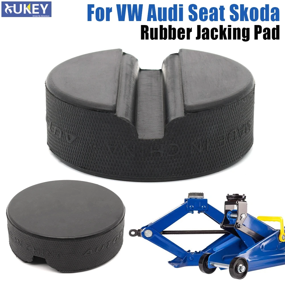 Rubber Jack Pad Support Pinch Weld Slotted Floor Frame Adapter Jacking Trolly Car Removal Repair Tool For VW Audi Seat Skoda