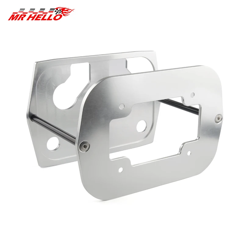Polished Aluminum Billet Milled Hold Down Optima Red Yellow Battery Bracket Tray