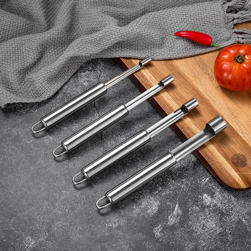 

Stainless Steel Apple Corer Vegetable Fruit Tools Manual Pear Red Dates Seed Core Remover Multifunctional Kitchen Slicer Knife