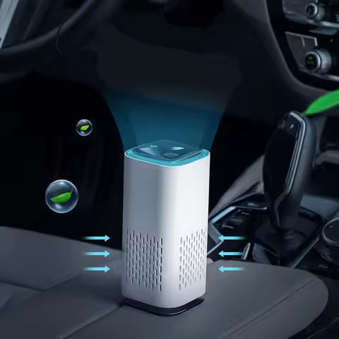 Mini Home Car Air Cleaner Remove Formaldehyde Air Purifier Car Air Purifier Cleaner Negative Ion USB Car Accessories