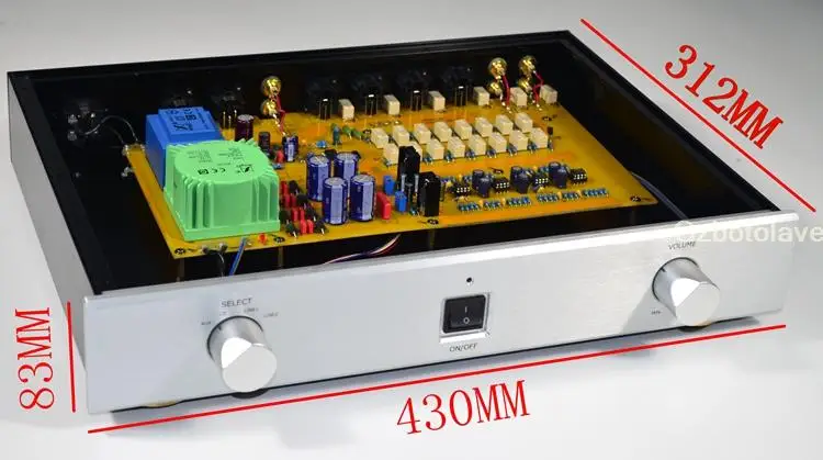 New arrive finished Fully balanced preamplifier HIFI preamplifier E500