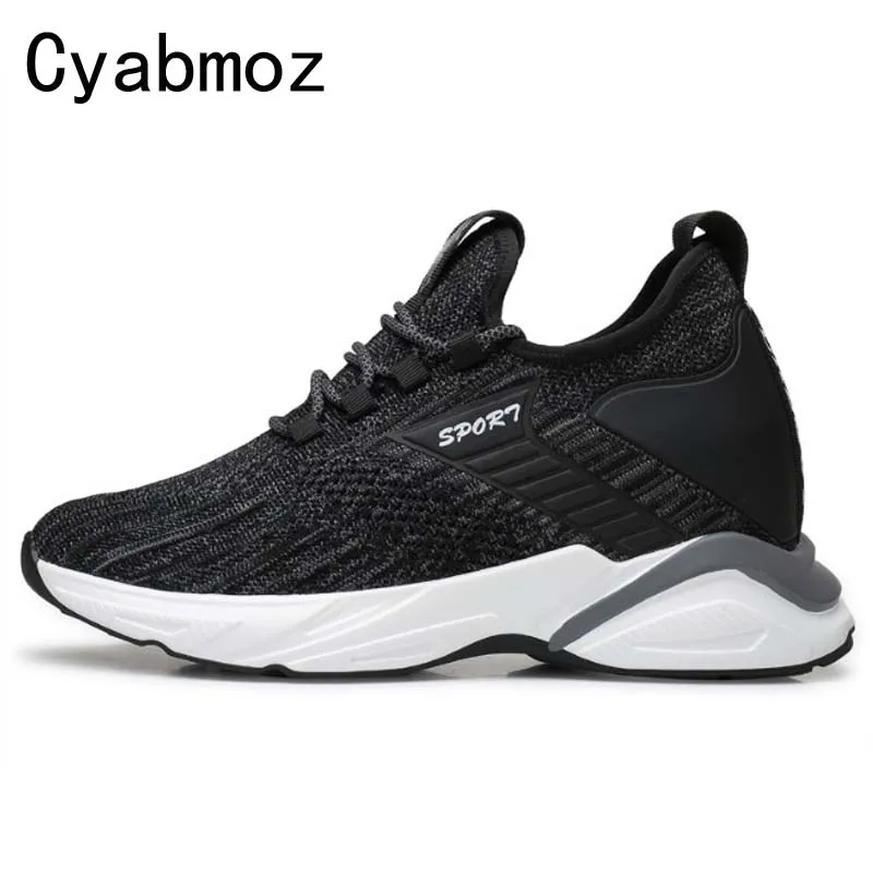 6cm 8cm 10cm Men New Style Fashion Comfortable Casual Shoes Height Increasing Sneakers Invisible Increase Breathable Shoes