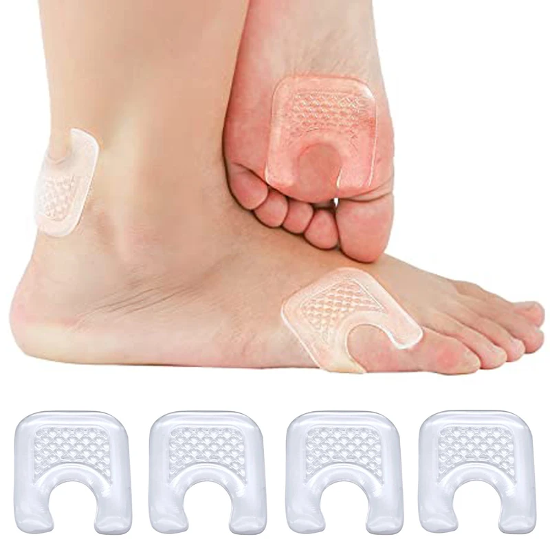 

10pcs Foot U-Shaped Protector Gel Callus Pads Waterproof Foot Corn Protector Sticker Reduce Rubbing Reusable Callus Cushions