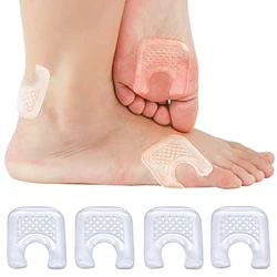 10Pcs Voet U-Vormige Protector Gel Eelt Pads Waterdichte Voet Maïs Protector Sticker Verminderen Wrijven Herbruikbare Eelt Kussens