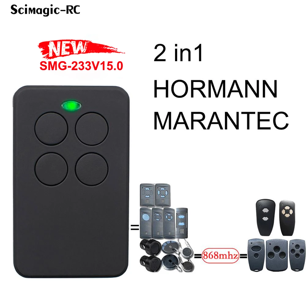 

HORMANN HSE2 868 MHZ Cloning Remote Control HORMAN HSM4 HSM2 Wireless 4 Keys Duplicator for Garage Gate Door