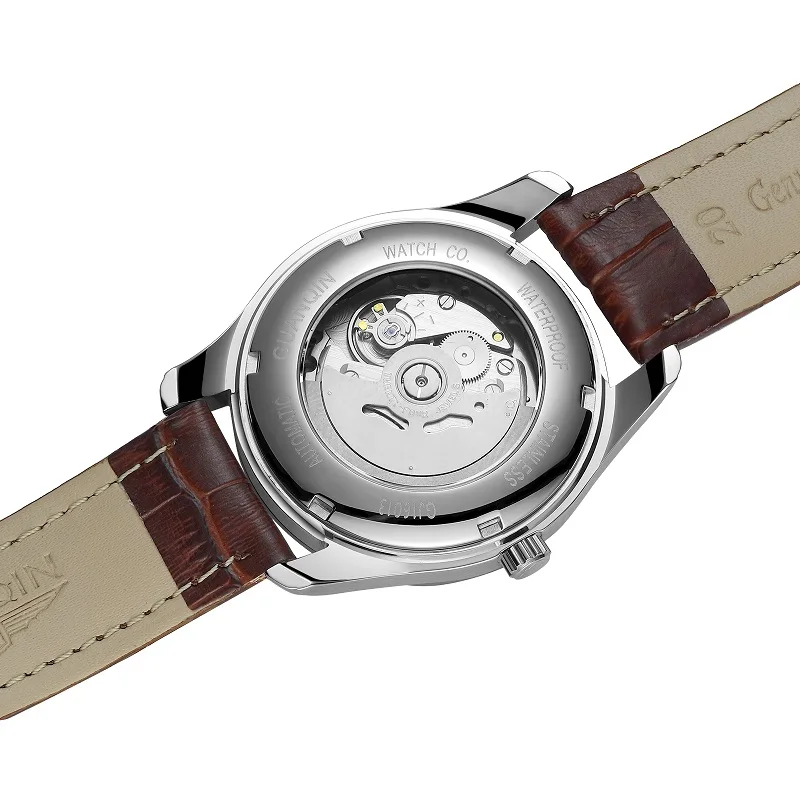 GUANQIN GJ16034 Watch Men Japan NH36 Movement English Week Automatic Mechanical Wristwatch Mens Top Brand Luxury Hardlex Clock