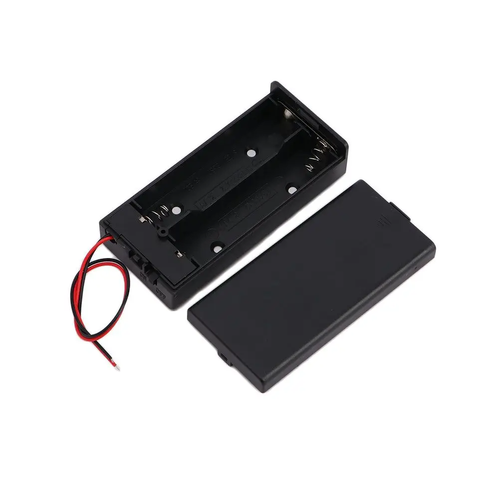 18650 Battery Storage Box ON/OFF Switch Power Bank Cases ABS 2 Slots Battery Storage Boxes Battery Holder Battery Box