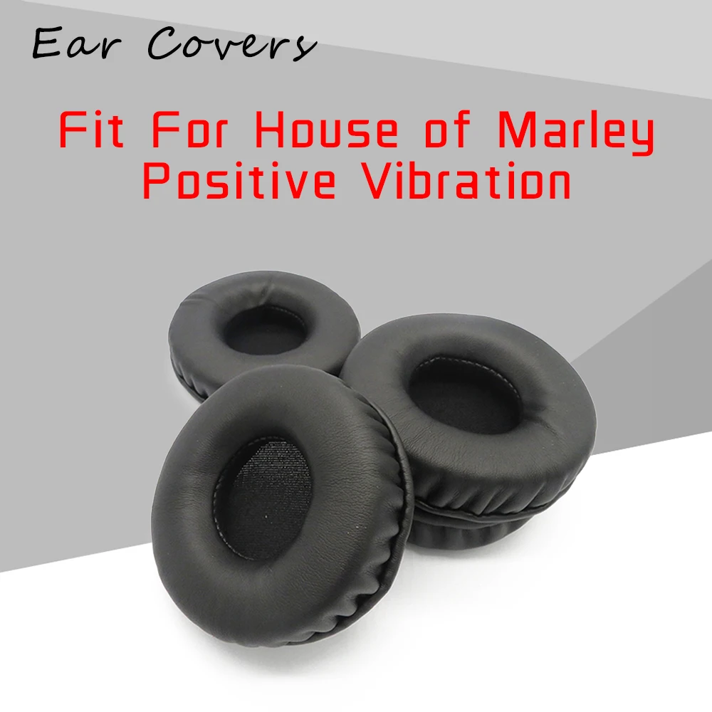 Ear Pads For House of Marley Positive Vibration Headphone Earpads Replacement Headset Ear Pad PU Leather Sponge Foam