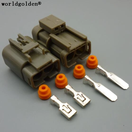 Worldgolden 2 Pin 7223-6224-40 7122-6224-40 H20 Generator Auto Wiring Heavy Current Connector  Air Cooler Plug Fan Socket