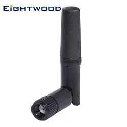 Eightwood 2.4GHz 2.15dbBi WiFi Antenna Omni RP SMA Male Aerial for Wireless Network Router USB Adapter PCI PCIe Cards PC Desktop