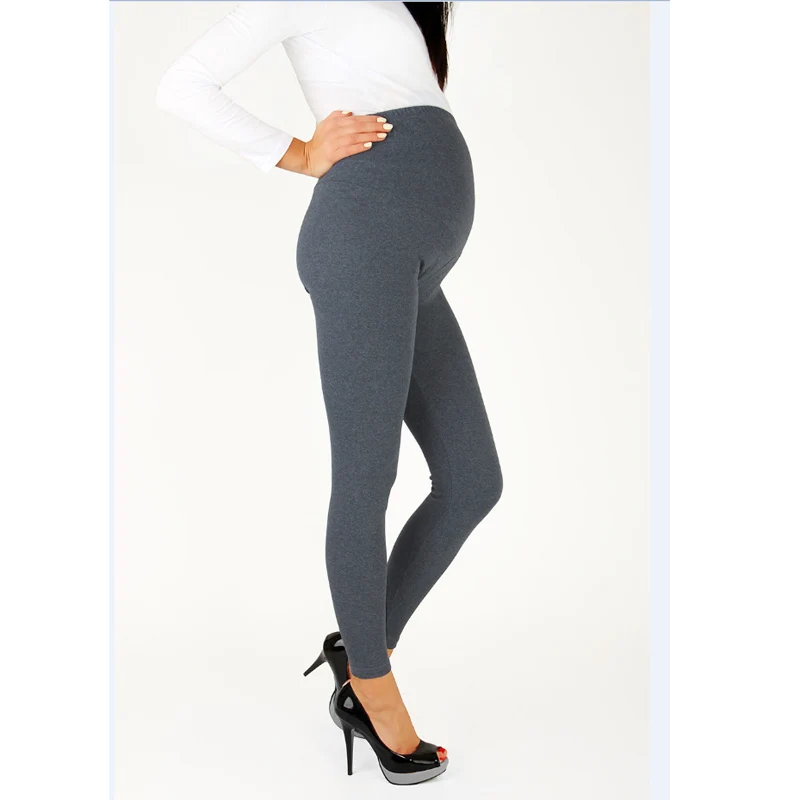 2021 Adjustable Plus Size Leggings Maternity\'s Pant Leggings Pregnant Women\'s Clothes Thin Soft Cotton Pants High Waist Trousers