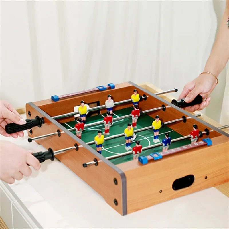 Football Table Games Foosball Soccer Board Mini Balle Baby Foot Ball Desk Interaction Toy Kid Player Gift Easy To Store