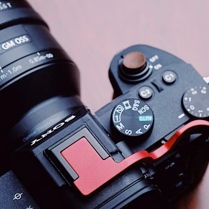 Polegar vermelho resto tampa de sapato quente, tampa de sapato para Sony a9, A7m3, A7RIII, ILCE-7RM3, A7R, MKIII