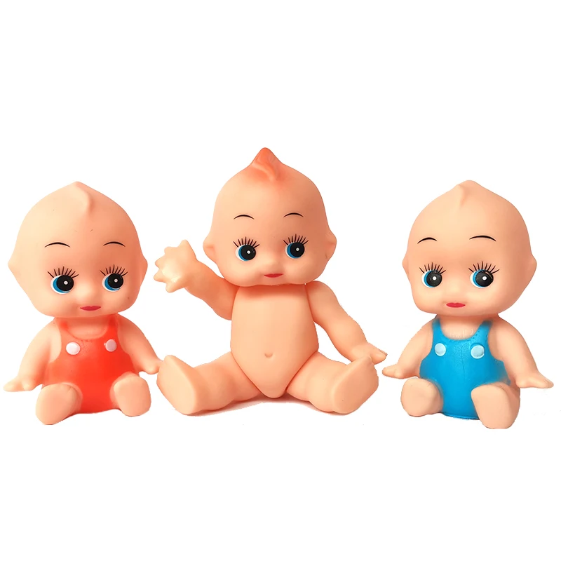 Baby Bath Bathtub Toy Kids Girl Puppet Pretend Toy Squeeze Rubber BJD Action FigureWater Toy