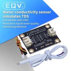 official Water Conductivity Analog TDS Sensor Module Tester Liquid Detection Water Quality Monitoring Meter for Arduino 3.3-5.5V