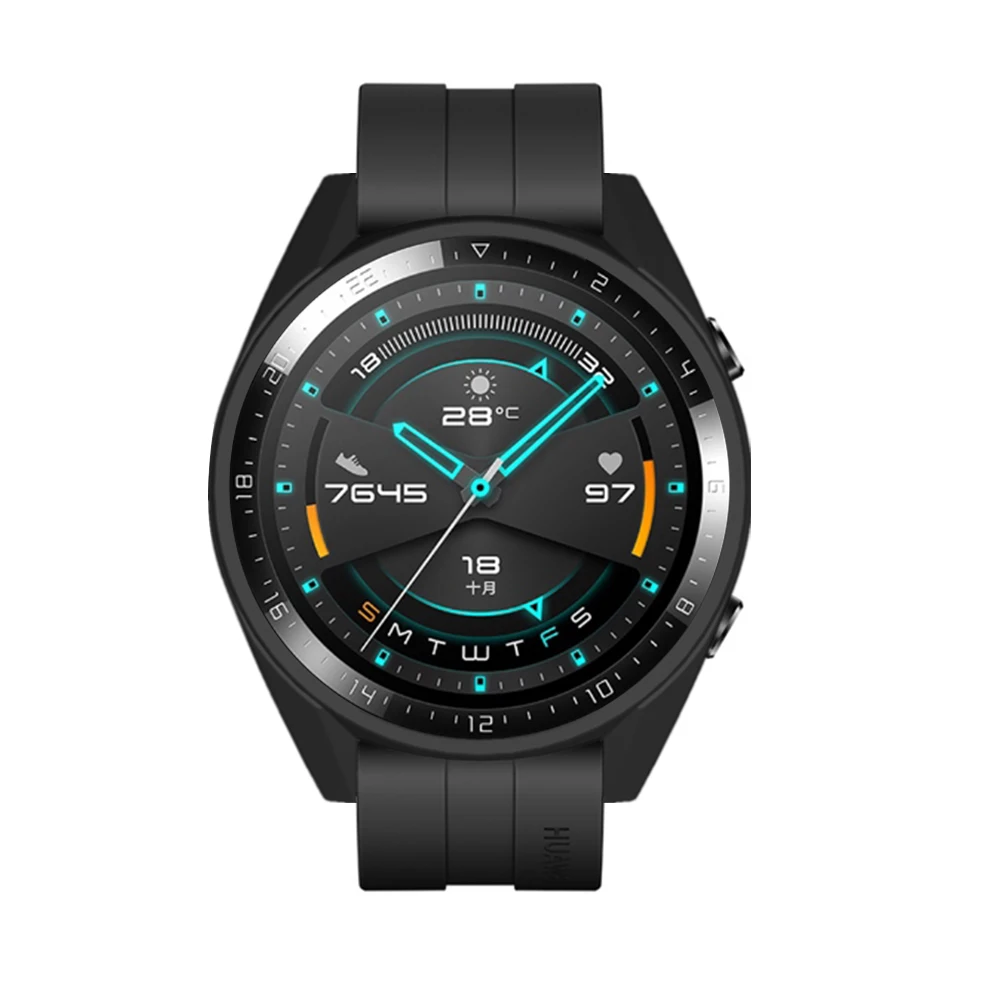 FIFATA TPU ซิลิโคนป้องกันกรณีสำหรับ HUAWEI WATCH GT/GT 2 สมาร์ทนาฬิกาสำหรับ huawei GT/GT2