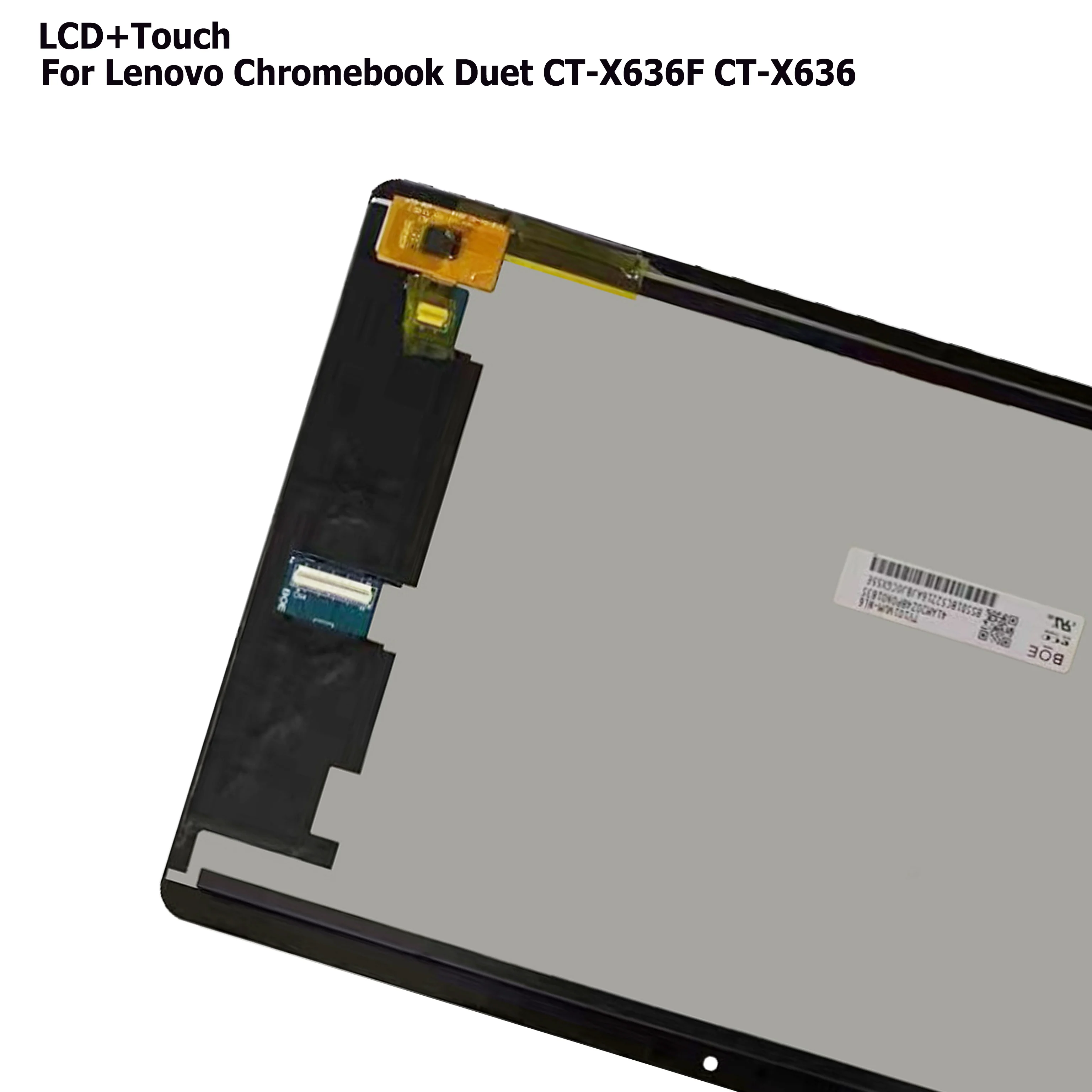 Lenovo Chromebook用の交換用LCDタッチスクリーンパネル,CT-X636F x CT